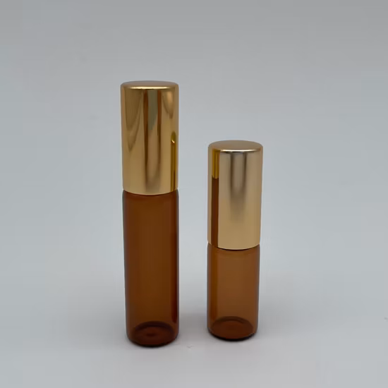 Rotolo di imballaggio di olio essenziale ambrato per profumo da 3 ml/5 ml/7 ml/8 ml/10 ml/12 ml su bottiglie di vetro