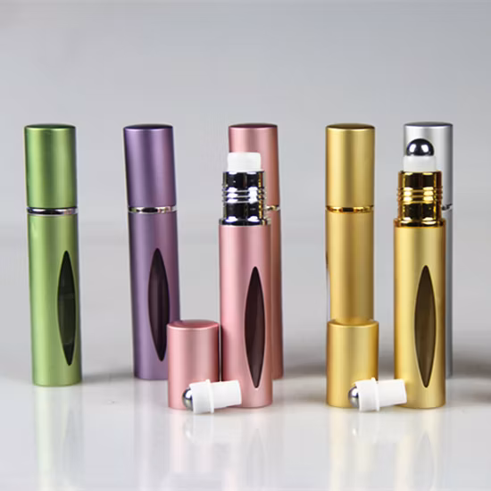 Rotolo di profumo riutilizzabile da viaggio in bottiglia vuota per mini olio da 10 ml