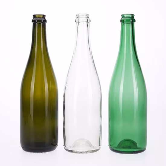 Vista Nuovo Design Qualità Garantita Liquore Vodka Whisky Bottiglie di Vetro Trasparente Bottiglia di Vetro da 750 Ml