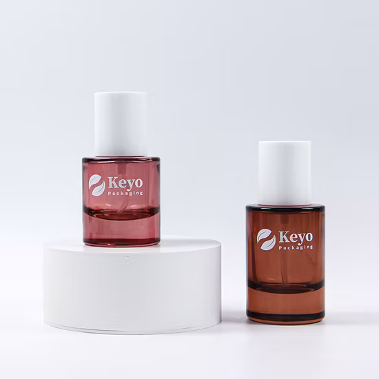 Popolare vuoto 20 ml 30 ml 50 ml 150 ml pompa di vetro quadrata cosmetica bottiglia di fondotinta liquido con tappo